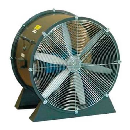 Americraft Mfg Propeller Fan W/ Low Stand, 36 in Blade Dia, 13000 cfm, 1 hp, TEFC Aluminum Blade 36DAL-1L-1-TEFC